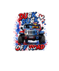 4X4 RED WHITE BLUE SUV DIGITAL PNG INSTANT   DOWNLOAD