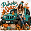 PUMPKIN SPICE TEAL   PNG DIGITAL DOWNLOAD FILE