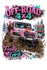 T-SHIRT OFF ROAD 4X4 PRETTY GIRLS GET DIRTY Women’s cotton crew neck