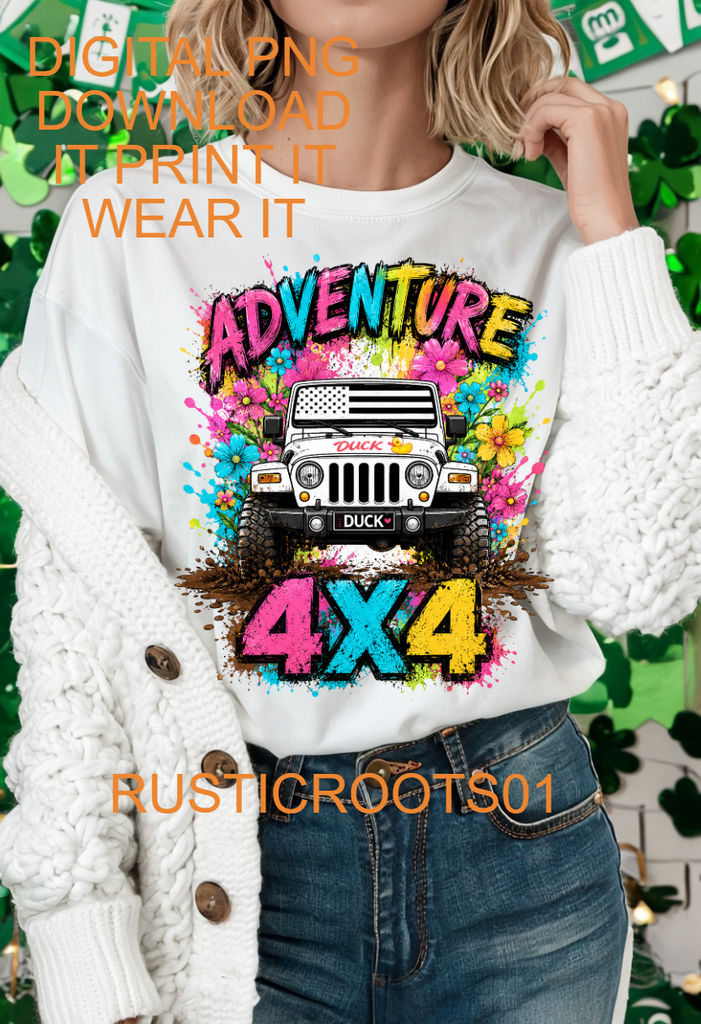 AVDVENTURE 4X4 FLAG
