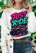 JUST RIDE UTV PNG DIGITAL DOWNLOAD FILE