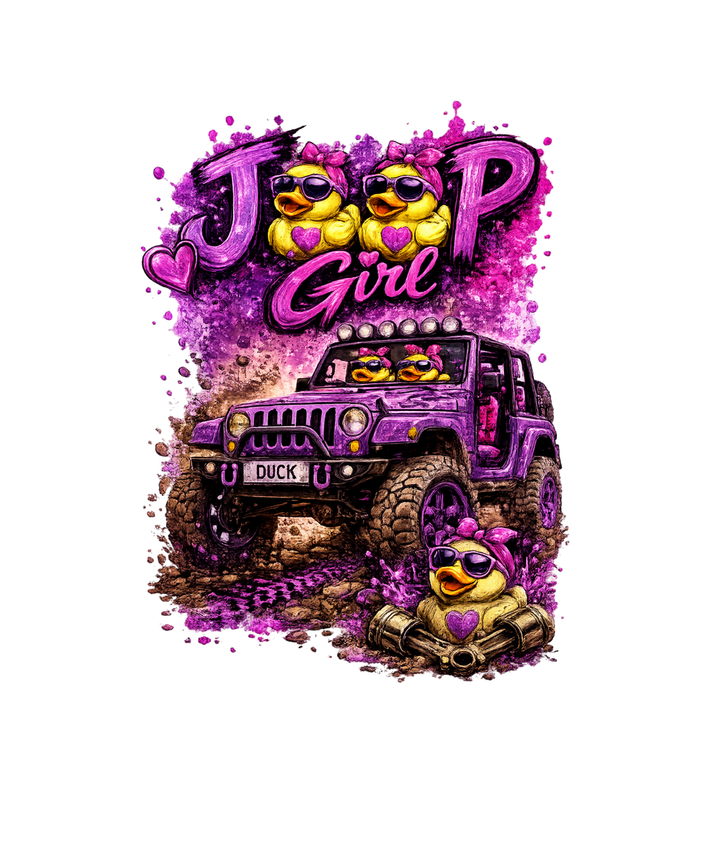 PURPLE DUCK OFF ROAD SUV PNG DIGITAL