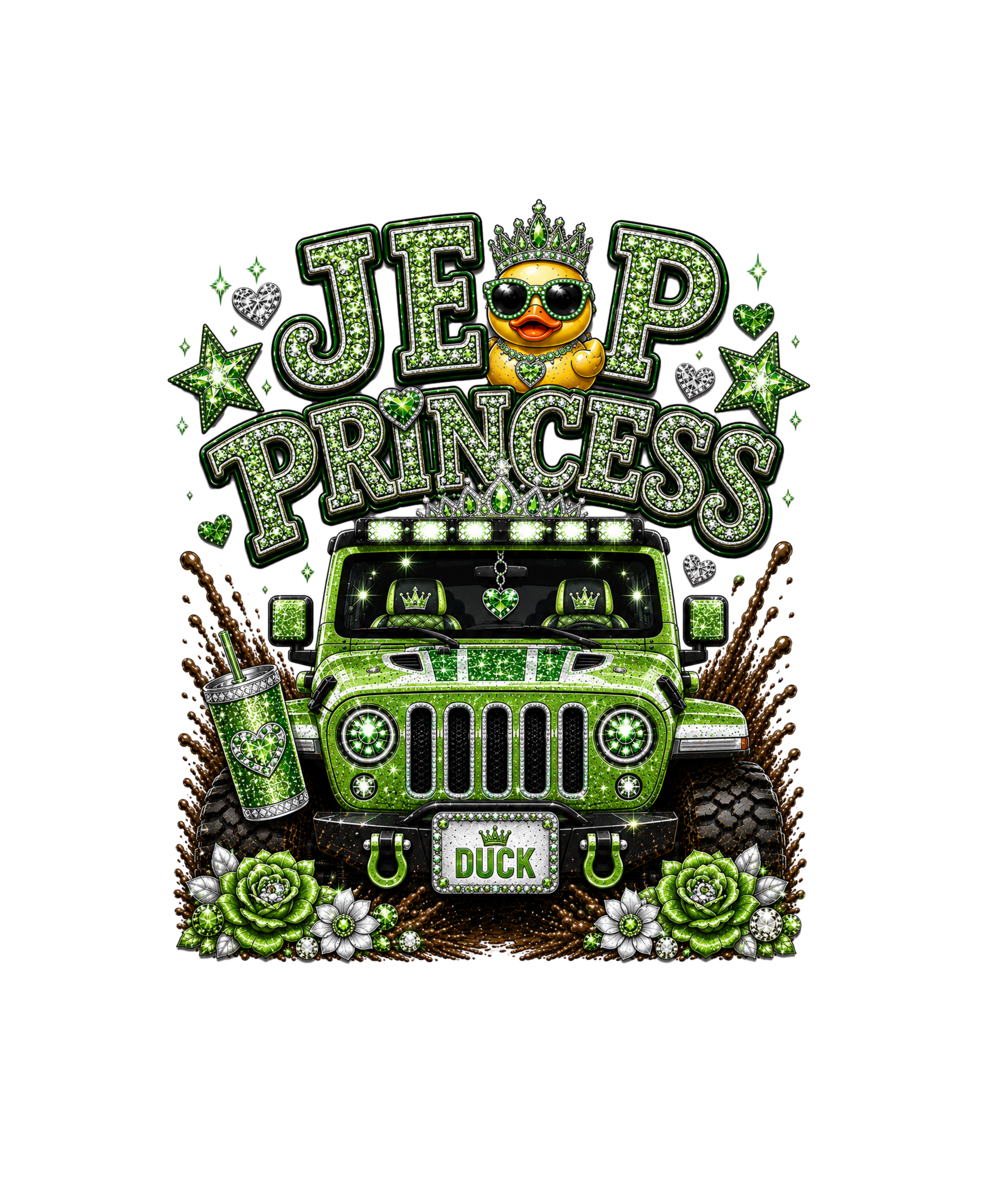 T-SHIRT J E DUCK P PRINCESS   cotton crew neck