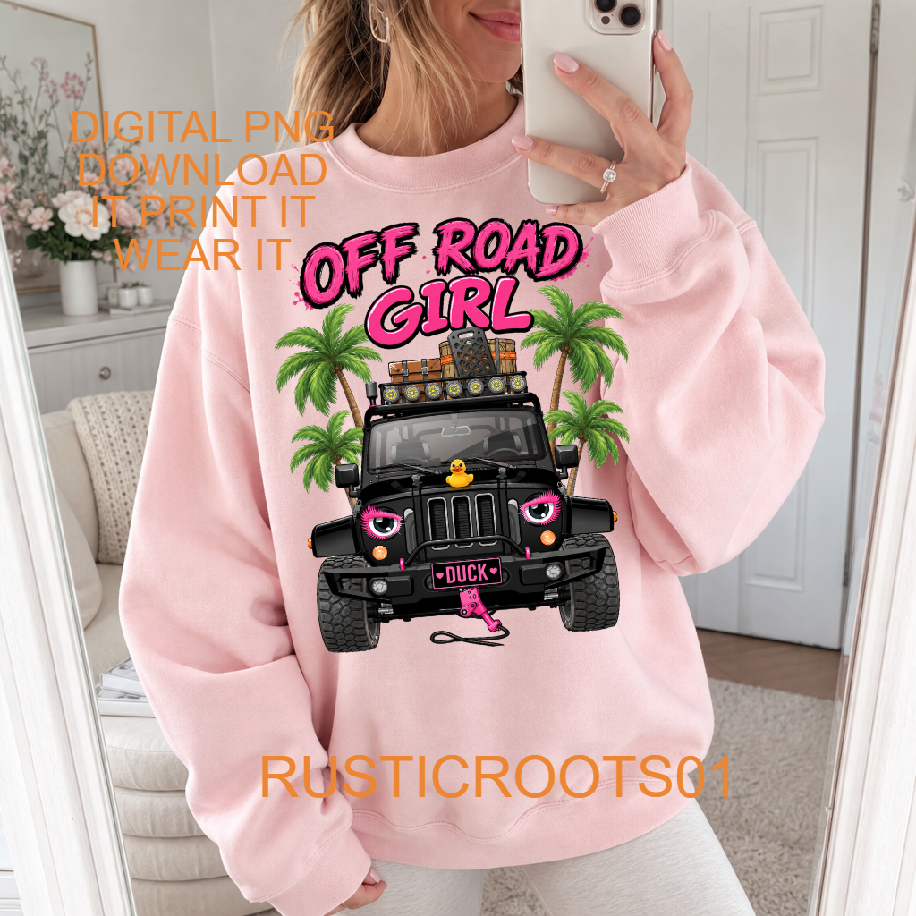 PINK OFF ROAD GIRL SUV BLACK