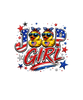 RED WHITE BLUE DUCK GIRL SUV PNG DIGITAL DOWNLOAD  FILE