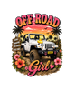 OFF ROAD GIRL WHITE DUCK PNG DIGITAL DOWNLOAD FILE