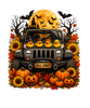 PUMPKIN SUV 4X4 OFFROAD DESIGN DIGITAL PNG INSTANT DOWNLOAD