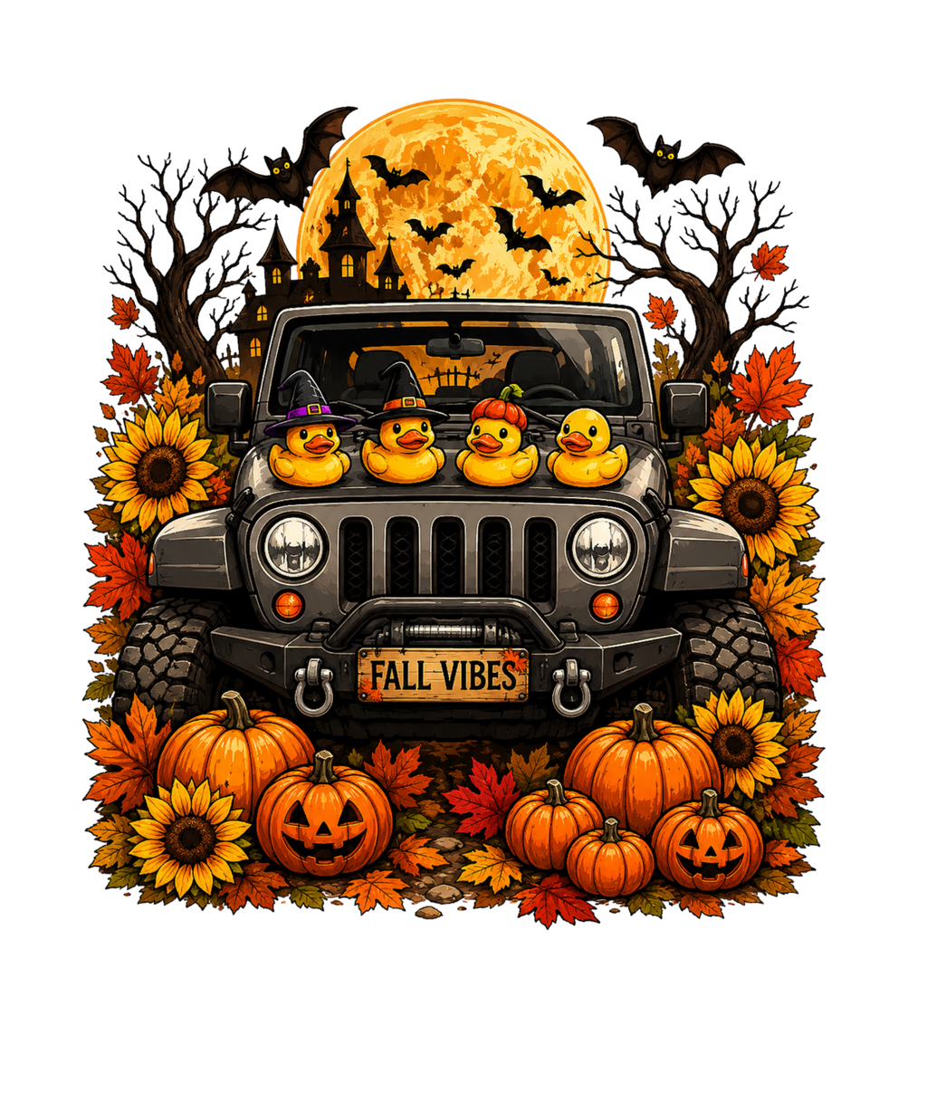 PUMPKIN SUV 4X4 OFFROAD DESIGN DIGITAL PNG INSTANT DOWNLOAD