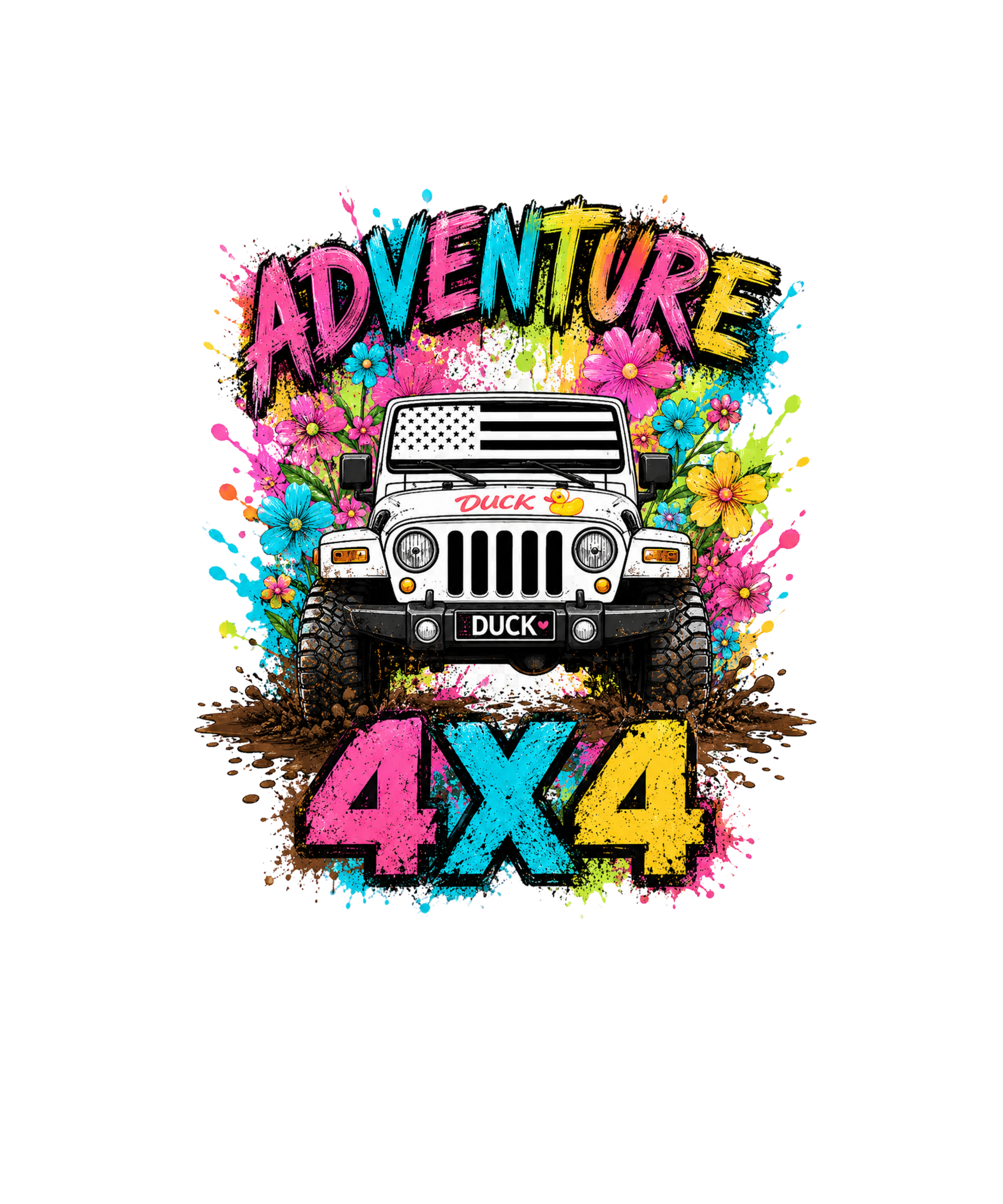 AVDVENTURE 4X4 FLAG