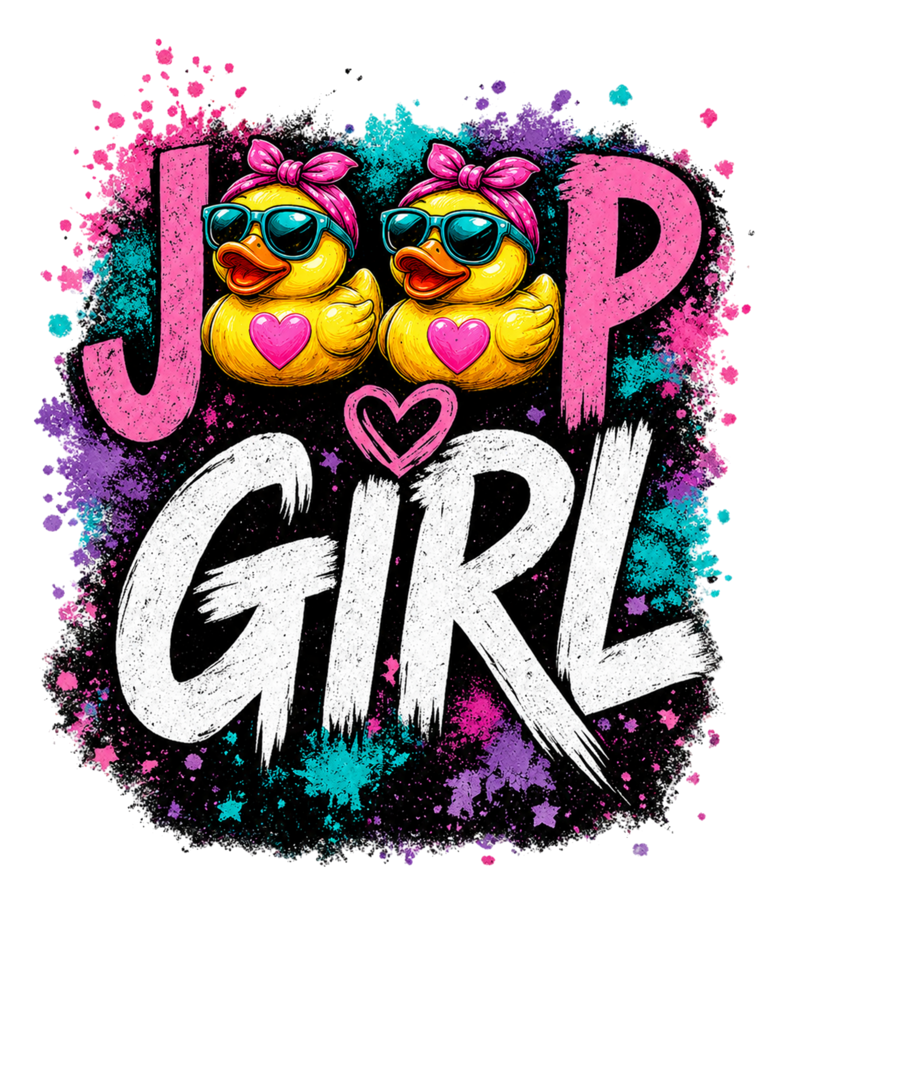 DUCK GIRL SUV PNG DIGITAL DOWNLOAD   INSTANT FILE