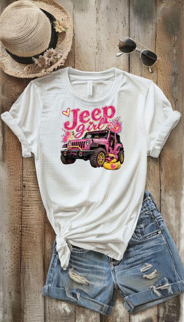 PINK HEART SUV Tee __etsy:8134382010