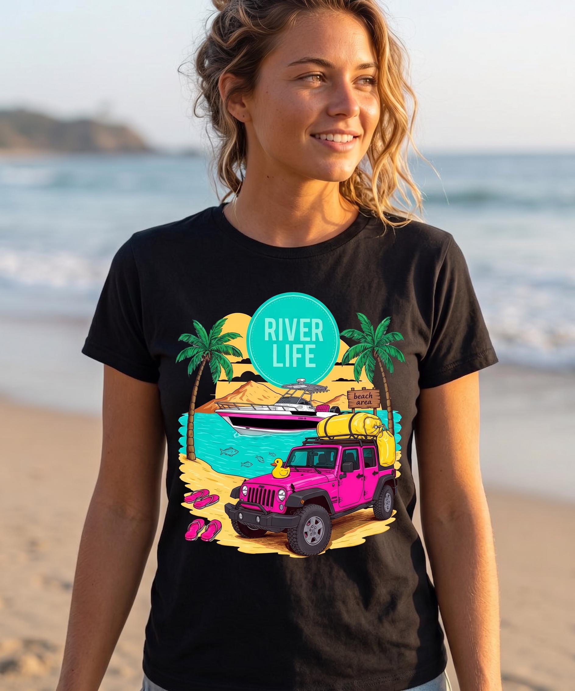 River life Unisex Classic Tee __etsy:8182077693