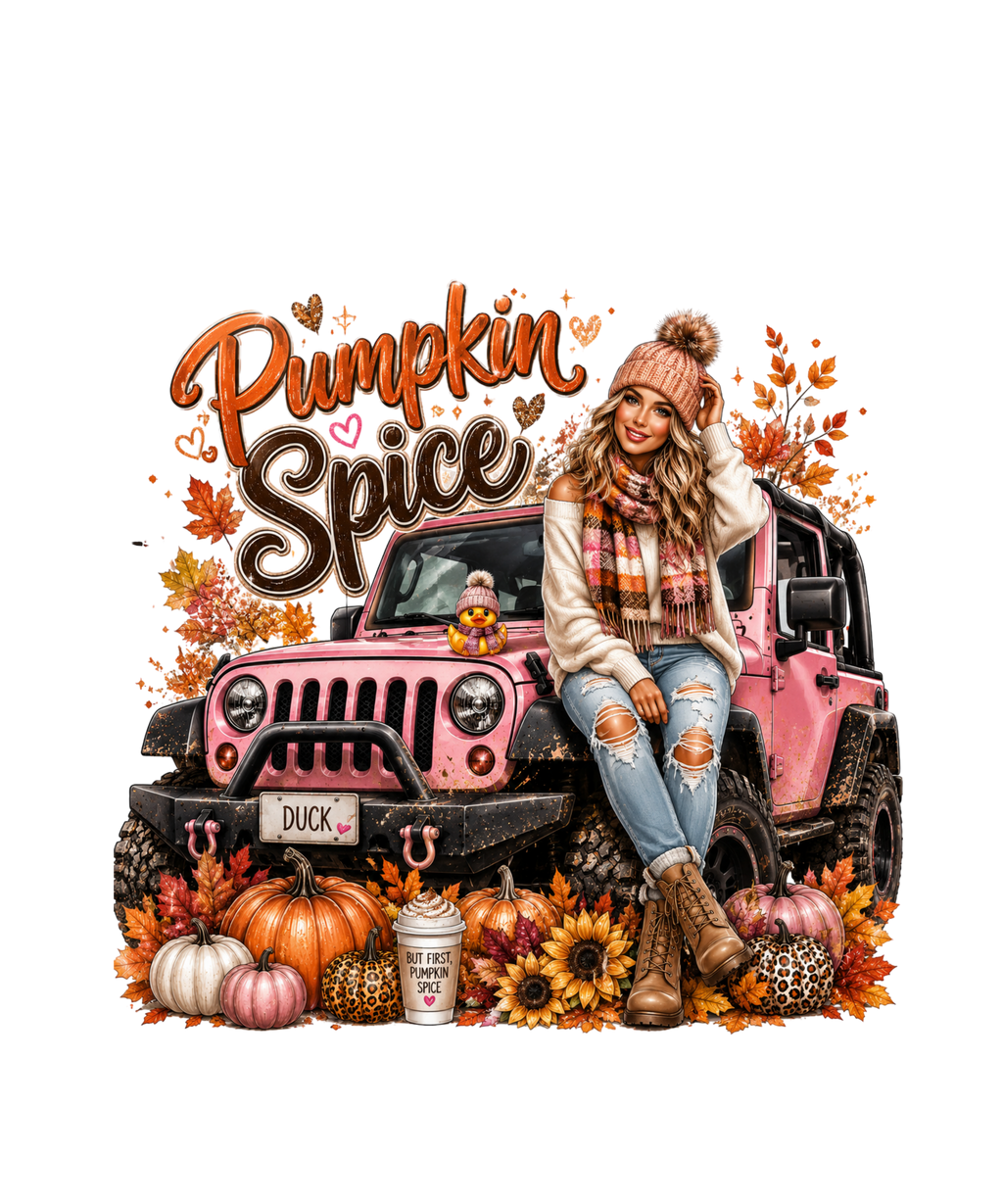 PUMPKIN SPIICE PINK SUV 4X4