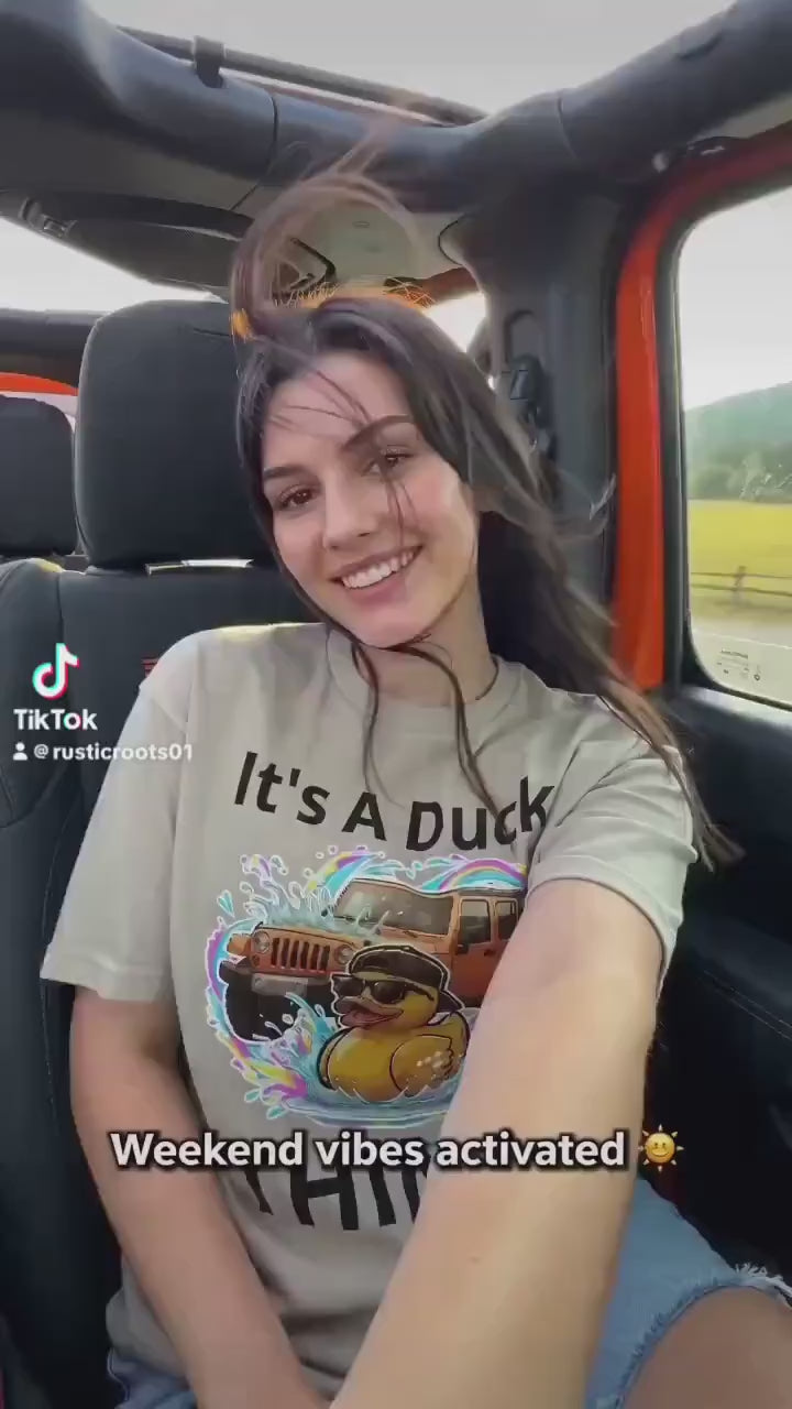 DUCK THING Unisex Fitted T-Shirt