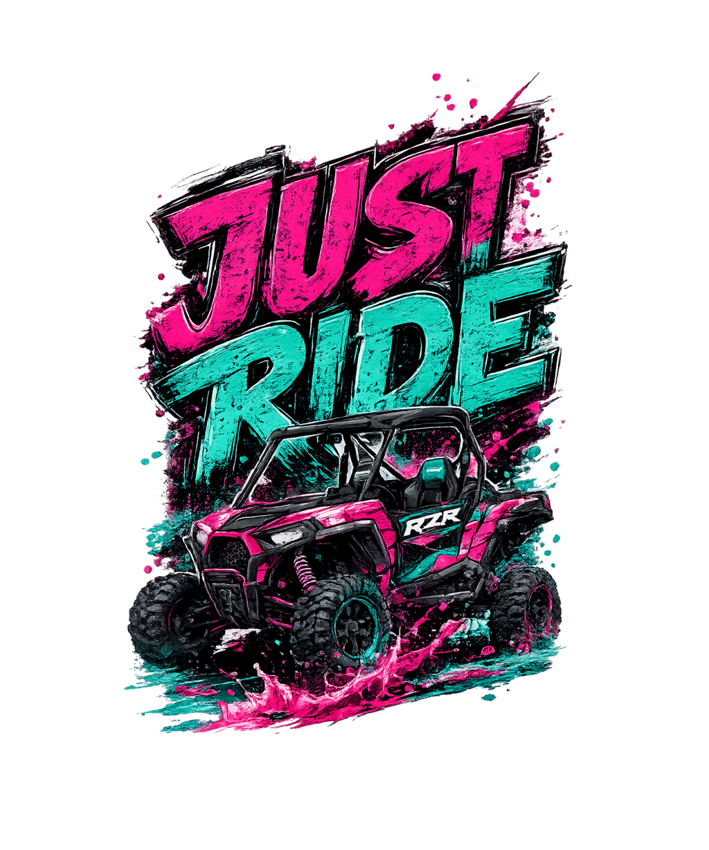 JUST RIDE UTV PNG DIGITAL DOWNLOAD FILE