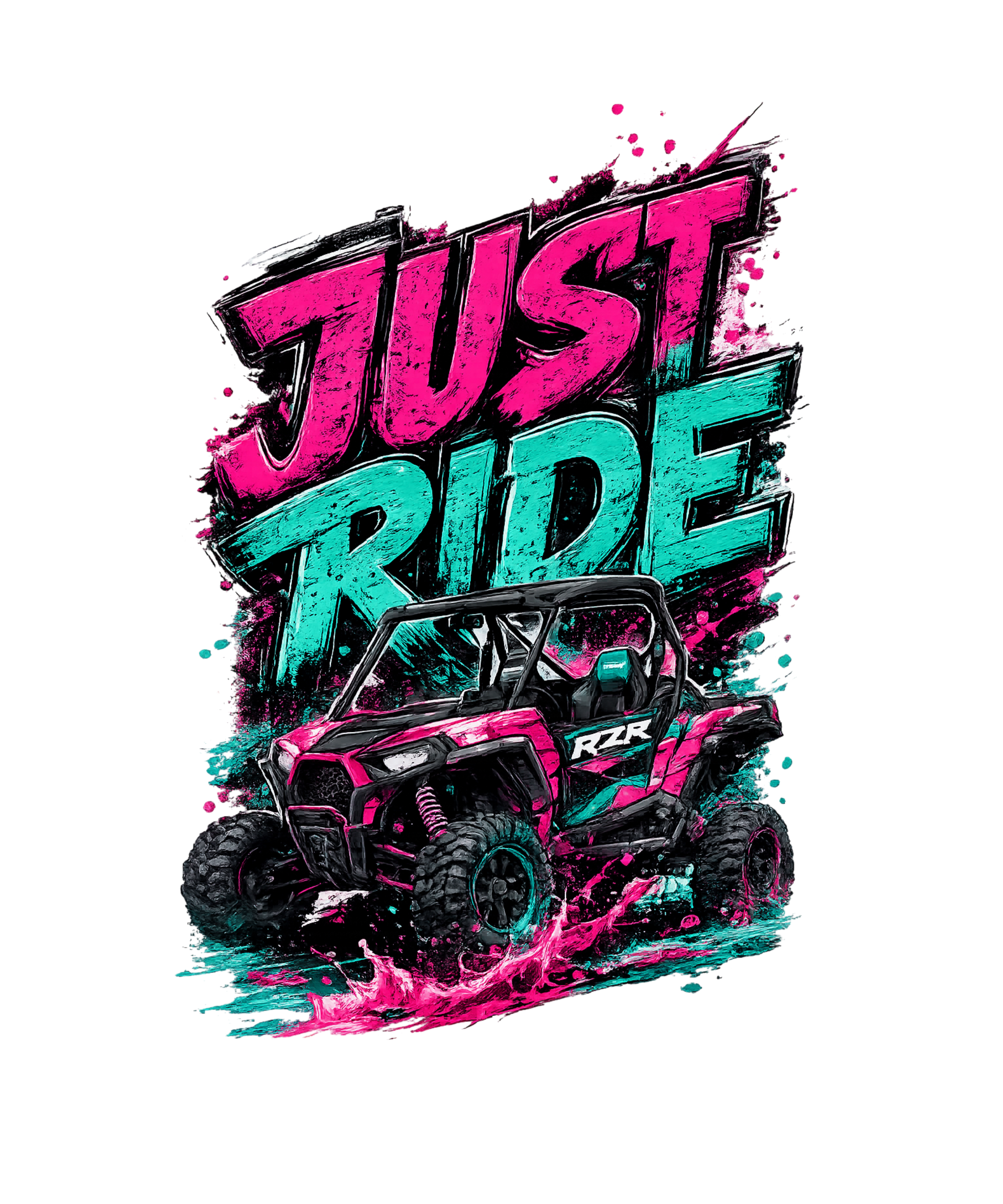 JUST RIDE UTV PNG DIGITAL DOWNLOAD FILE